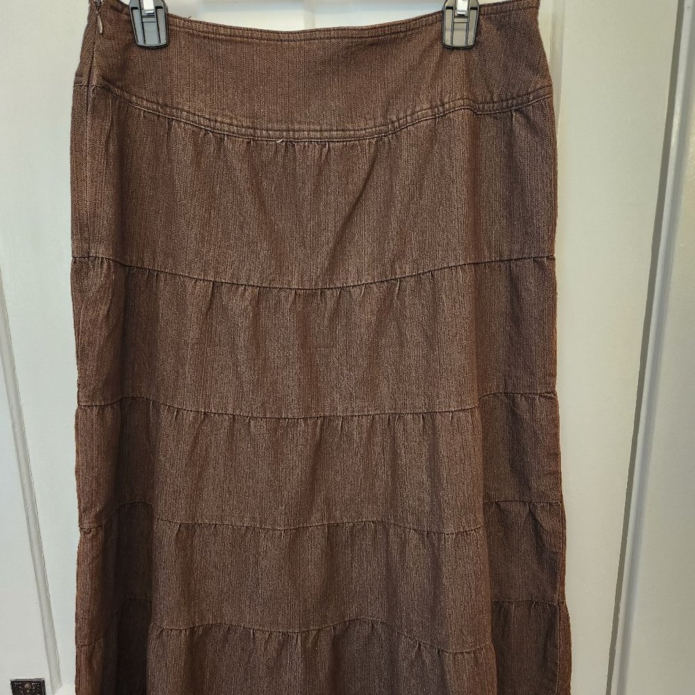 Long Tiered Prairie Skirt